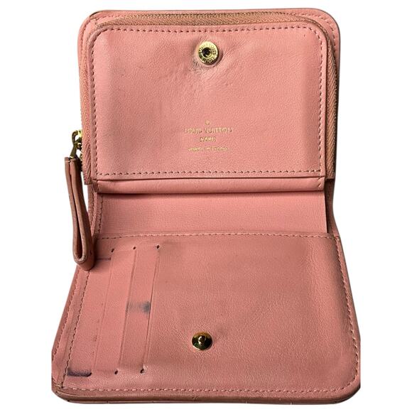 284. LOUIS VUITTON New Wave Love Lock Compact Zip Wallet - Picture 3 of 5